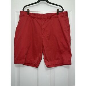 Polo Ralph Lauren Chino Shorts Size 38" 9.5" Coral Red Stretch Cotton Men's Golf